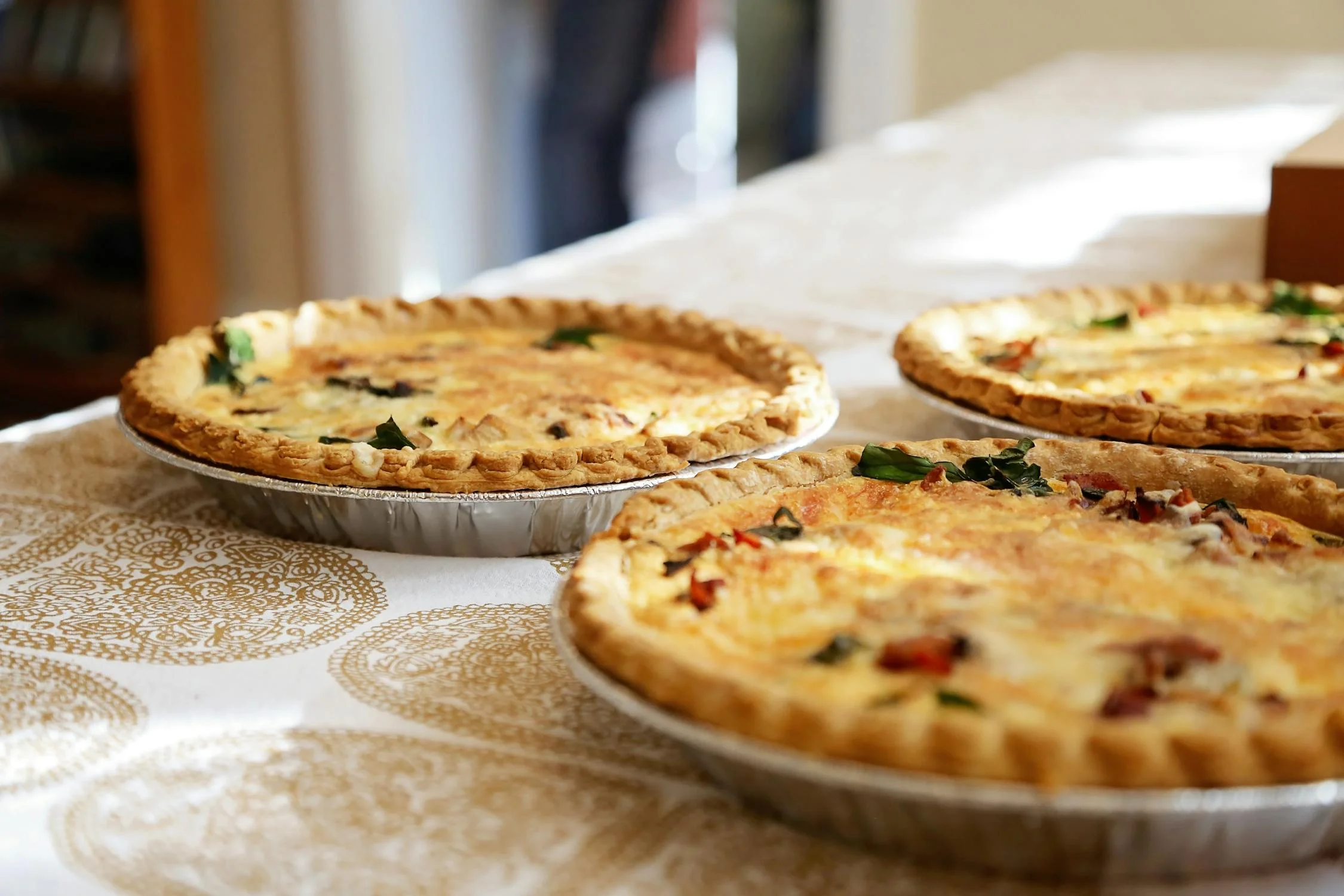 Three-Cheese Quiche